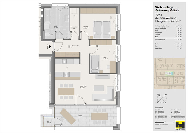 3-Zimmer-Terrassenwohnung
