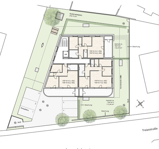 4-Zi-Terrassenwohnung TOP 4 in Röthis, Treietstraße 67