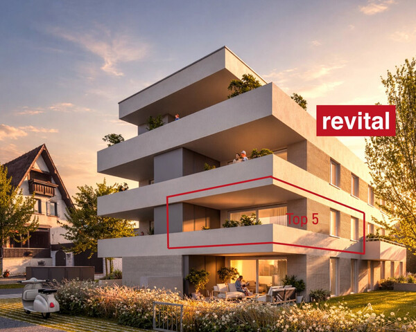 1A-Lage von Lustenau - Ruhige und Zentrale Terrassenwohnung - Top 5