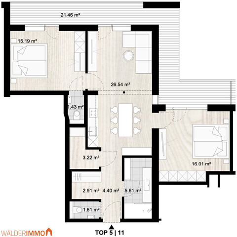 Attraktive Apartments mit Feriennutzung in Mellau - Bregenzerwald