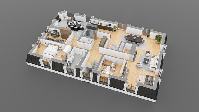 Penthouse mit 196 m² und großer Dachterrasse - Ihre neue Wohnung, wenn der Garten zu viel Arbeit gibt!