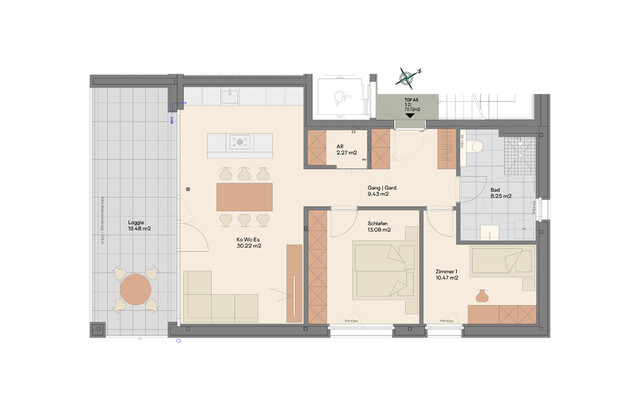 Den Bergen so nah: 3-Zimmer Traumwohnung mit Terrasse (Top A5)