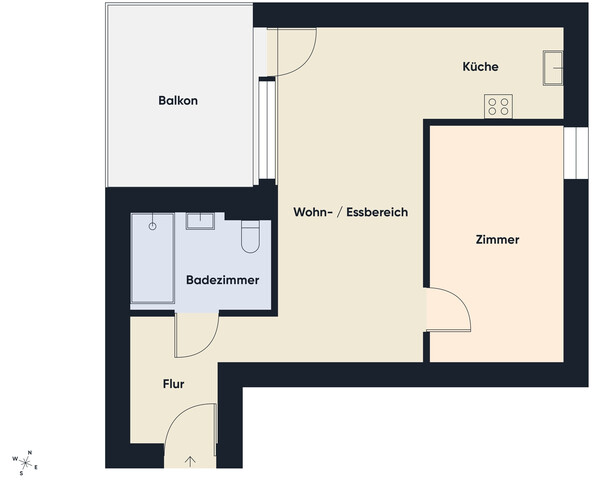 Hochwertige Starterwohnung nahe Bodensee mit Balkon und Tiefgarage