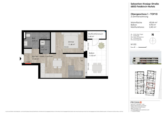 Tolle 2 Zimmer Wohnung | NEUBAU