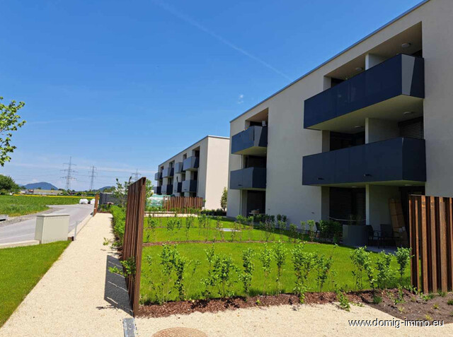 NEUBAU - 3 Zimmer Wohnung mit sonniger Terrasse und Tiefgaragenplatz in Top Lage -  provisionsfrei