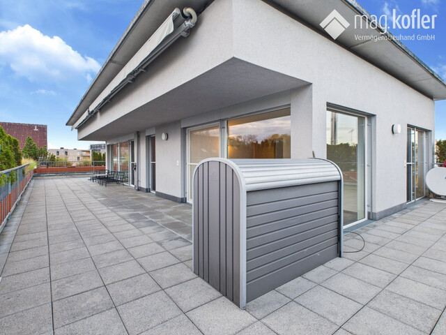 Seltene Gelegenheit: Exklusive Penthouse-Wohnung in Hard – mit 111 m² Terrasse und Rundumblick