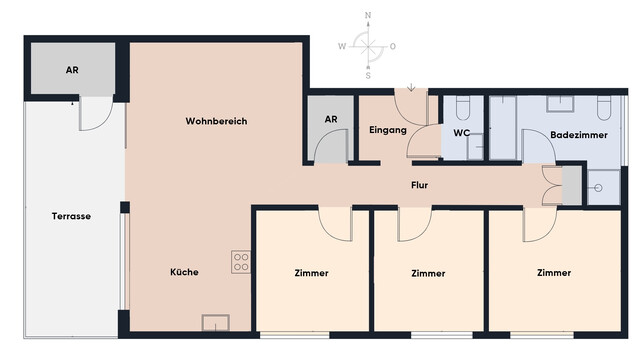 Licht & Raum – moderne Wohnung mit Balkon in ruhiger Lage von Hard