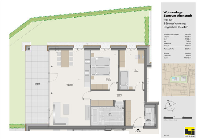 3-Zimmer-Gartenwohnung