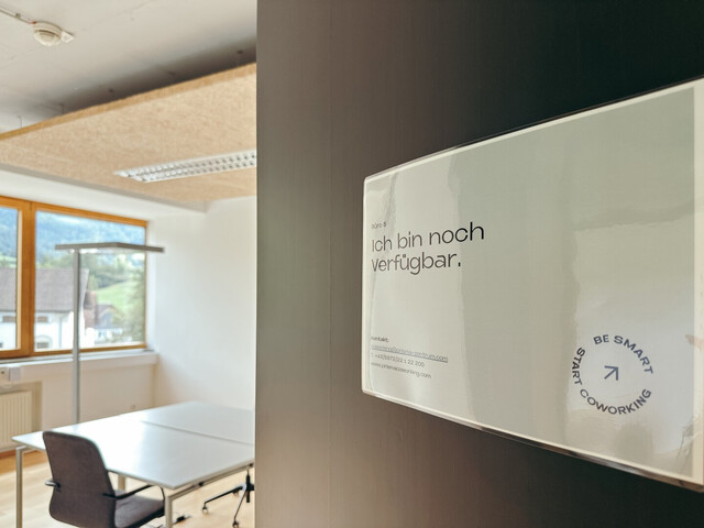 Ihr neuer Arbeitsplatz im Coworking Impulszentrum Egg
