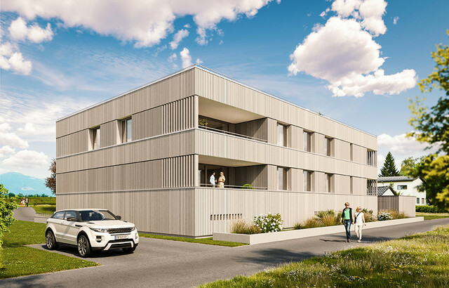 Jetzt mit neuem Preis: 3-Zimmer Terrassenwohnung am Rheindamm (Top B04)