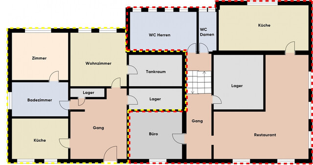 Zinshaus mit Pizzeria und bebaubarer Grundstücksreserve – Alles an einem Standort