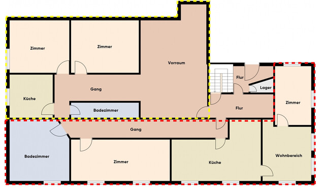Zinshaus mit Pizzeria und bebaubarer Grundstücksreserve – Alles an einem Standort