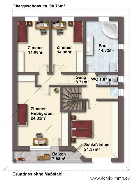 Modernes Familienidyll mit Garten und großzügigem Raumangebot, ca. 150 m² Wfl. in Hohenems