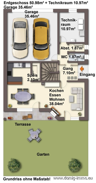 Modernes Familienidyll mit Garten und großzügigem Raumangebot, ca. 150 m² Wfl. in Hohenems