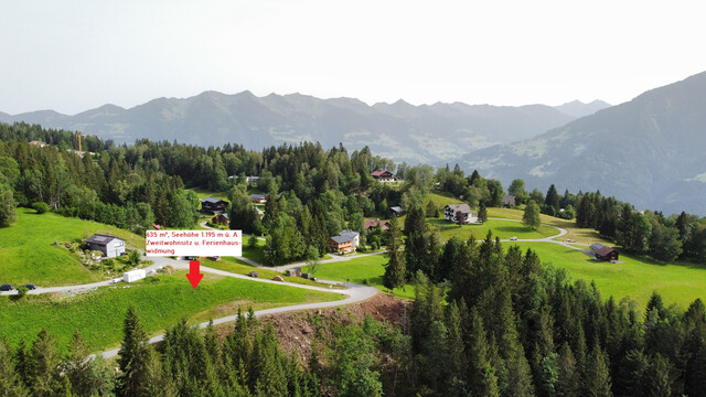 Grundstück für ein Ferienhaus im Schi- und Wandergebiet