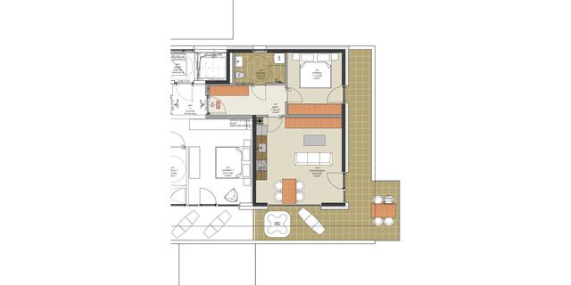 2-Zimmer-Dachgeschosswohnung mit großer Terrasse in Dornbirn | Erstbezug 2028 | Rautenweg