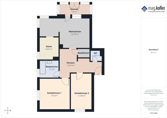 Gemütliche 3-Zimmer Erdgeschosswohnung in Bludesch