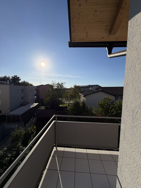 Sonnige 3,5 Zimmer Wohnung mit Balkon in Seenähe 