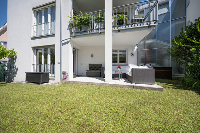 Zentrale 3-Zimmer-Wohnung mit Privatgarten