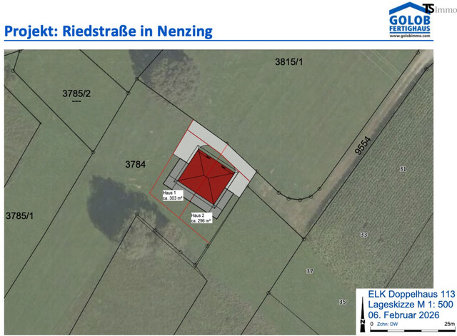 Nenzing Heimat: Baugrundstück mit fertigem Hauskonzept – keine Planungsrisiken!