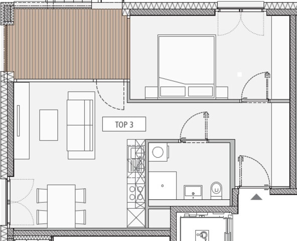 Schöne 2-Zimmer Gartenwohnung in Götzis direkt am Garnmarkt