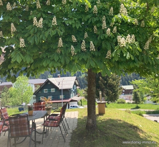 Top Touristenlage im Kleinwalsertal. In diesem Hotel können Sie vom Bett direkt auf den Berg/Piste.