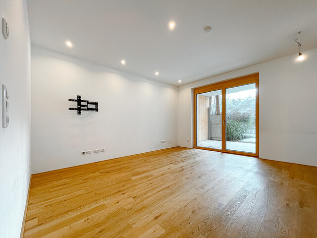 Moderne Architektur mit Garten und Ausblick - 2-Zimmer-Gartenwohnung in Dornbirn