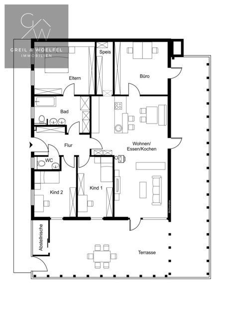 5-Zimmerwohnung mit bester Infrastruktur