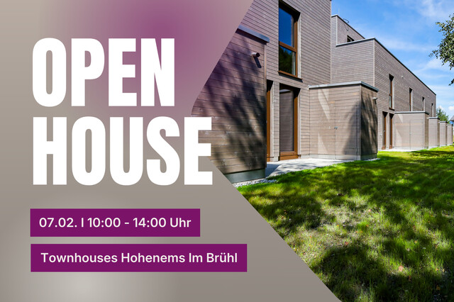 Open house unserer Townhouses in Hohenems - SA, 7.2. von 10-14 Uhr