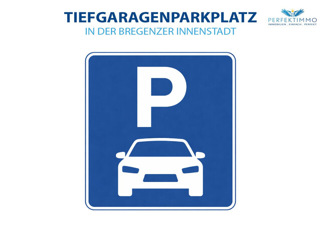 Tiefgaragenparkplatz in der Bregenzer Innenstadt