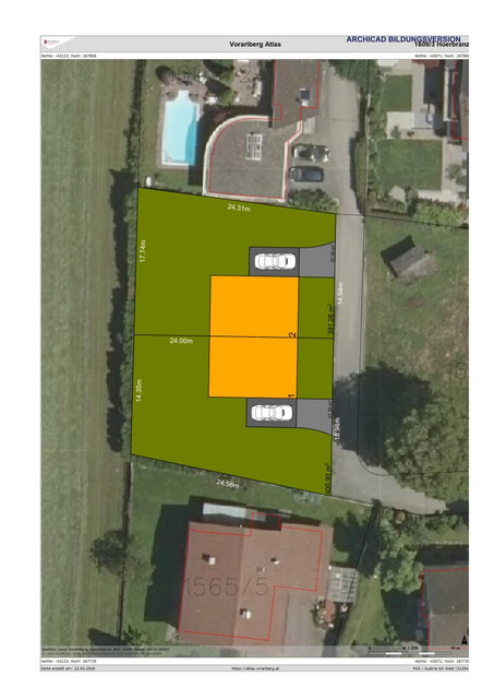 Moderne Doppelhaushälfte in Hörbranz, 5 Zimmer, Garten, Stellplätze, Erstbezug! - Haus 2