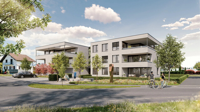 Luxuriöse 3-Zi-Terrassenwohnung | Pfänderblick | Exklusive Austattung - Wohnen am Schlössle  Top W06