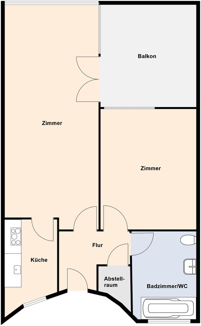 Gemütliche 2-Zimmer-Wohnung in Bregenz – Perfekte Lage nahe am Bodensee