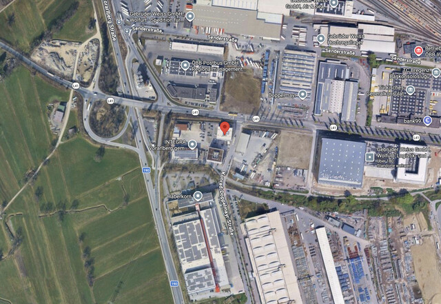 Büroflächen in Top-Lage in Wolfurt zu vermieten 30-190 m2