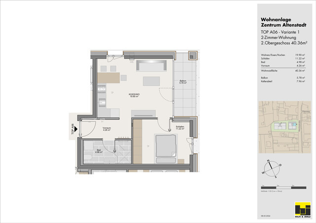 2-Zimmer-Terrassenwohnung