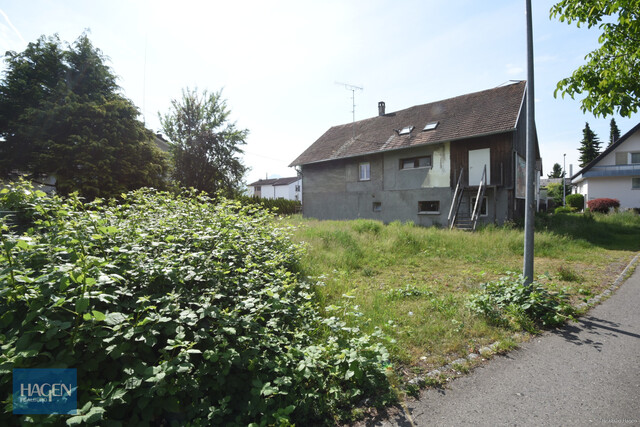 Zentrales Grundstück mit Entwicklungspotenzial in Lustenau