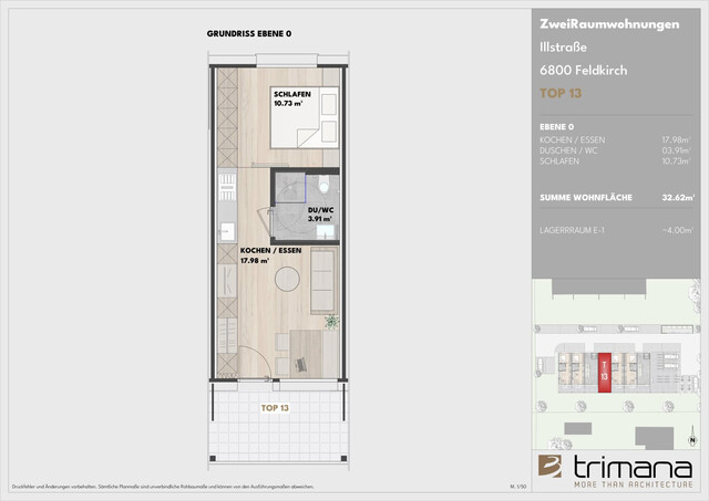 Neu - ZweiRaumwohnungen - Microapartments in Feldkirch Tosters in Top Lage