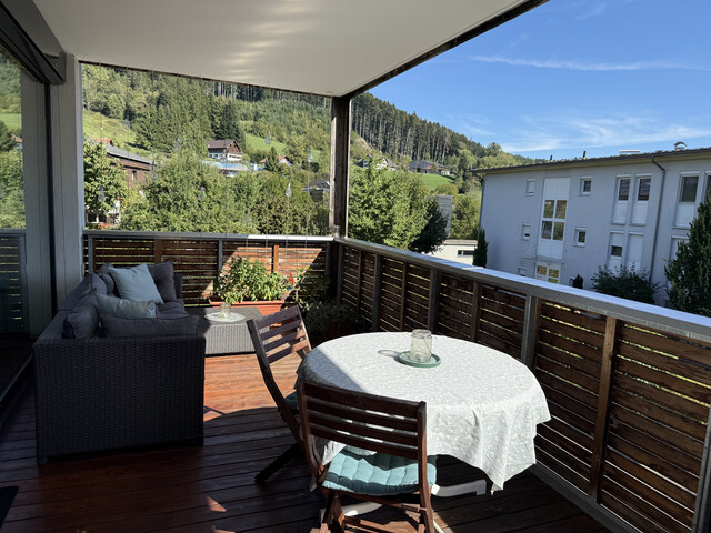 Gepflegte 3-Zimmer-Wohnung mit großem Südbalkon in ruhiger Lage von Satteins