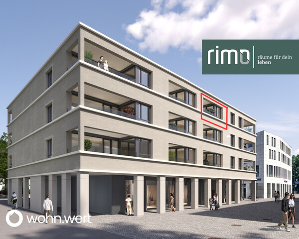 2-Zimmer-Dachgeschoßwohnung am Jahnplatz inmitten von Feldkirch - Erstbezug - zu mieten - Top A3.5