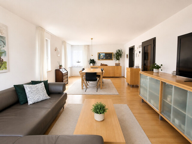 Wohnen mit Aussicht – Stilvolle 4,5-Zimmer-Dachgeschosswohnung in begehrter Ruhelage von Hard