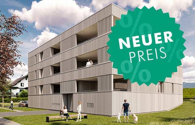 Neuer Preis: Wohnglück nahe Bodensee | 3-Zimmer Wohnung (Top B03)