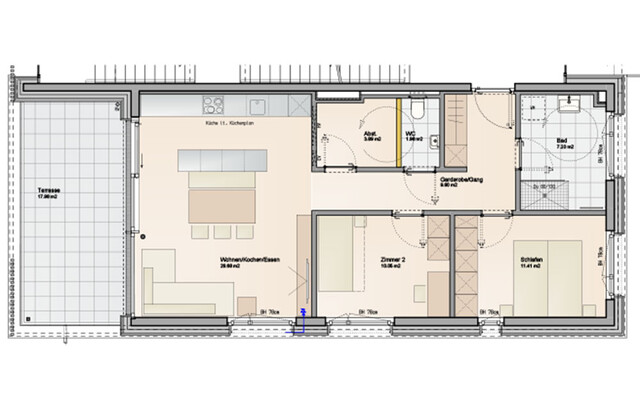 Neuer Preis: Wohnglück nahe Bodensee | 3-Zimmer Wohnung (Top B03)