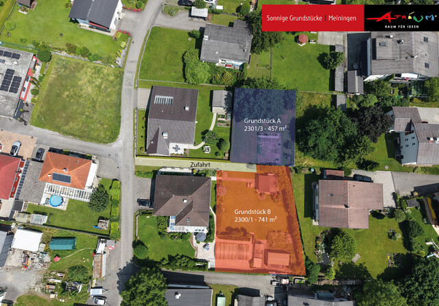 Baugrund in sonniger Ruhelage von Meiningen | 741 m² | Wohngebiet | bestandsfrei