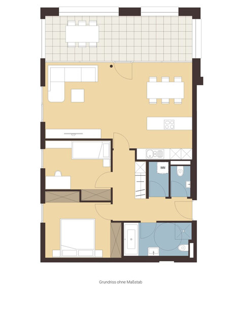 Moderne 3-Zimmer-Wohnung im Obergeschoss mit großem Balkon und stilvoller Ausstattung in Bludenz – Neubau 2018