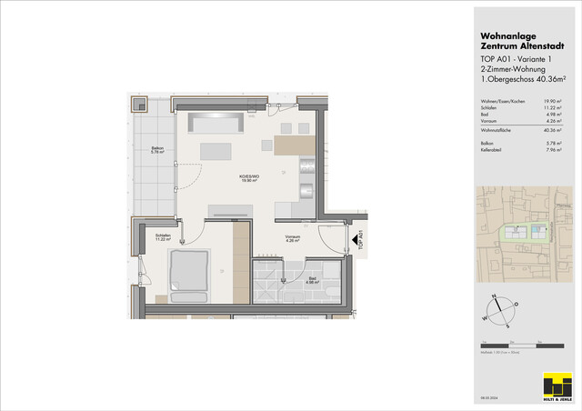 2-Zimmer-Terrassenwohnung