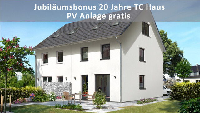 Neues Doppelhaus! Drei Wohngeschoße und großer Garten! Haus 1