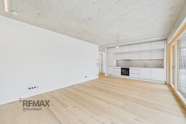 Moderne 3-Zimmer-Erstbezugswohnung mit privatem Garten, großen Fensterfronten und viel Tageslicht