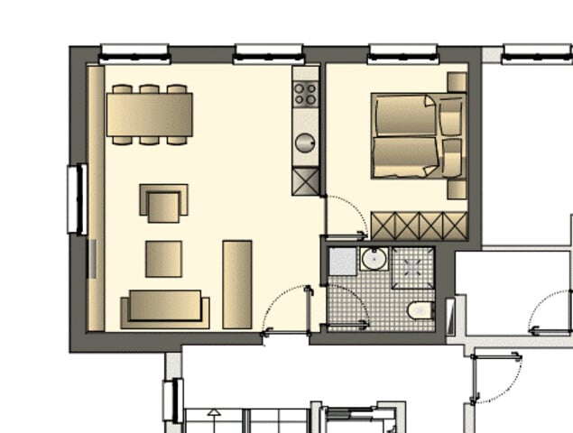 "ohne Provision" moderne zentrale 2 Zimmer Stadtwohnung