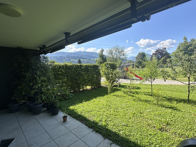 Attraktive 2-Zimmer-Garten-Wohnung in traumhafter Lage in Wolfurt