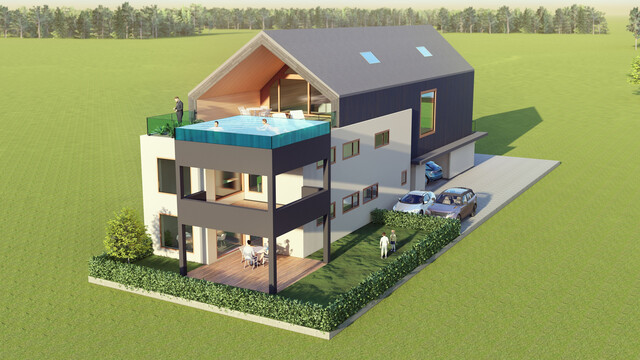 Neubau Gartenwohnung mit Terrasse, Garten, Garage & Keller - Erstbezug!